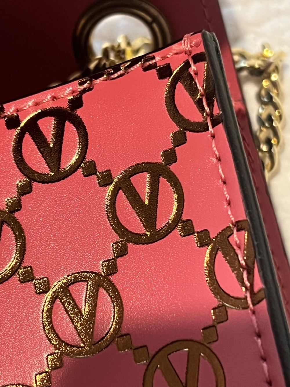 Valentino by Mario Valentino Bijou Monogram Leather Crossbody - Picture 16 of 16